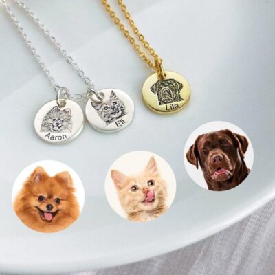 Pet Portrait Necklace